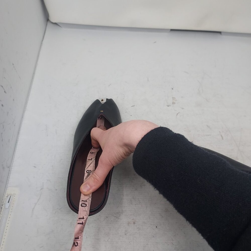 Khaite WOMENS Black Cloak Peep Toe Mule Sandal - Picture 7 of 10